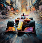 Preview: Diamond Painting Formel-1 Rennszene